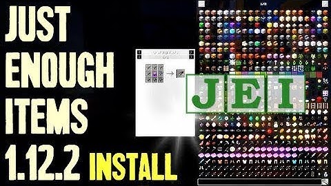 JUST ENOUGH ITEMS MOD 1.12.2 minecraft - how to download and install JEI 1.12.2 (with forge)