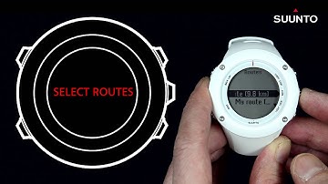 Suunto Ambit2 & Ambit3 - How to navigate with a preset route