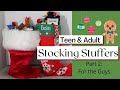 STOCKING STUFFERS FOR TEENS & YOUNG ADULTS 🎄 Part 2: for THE GUYS 🎄 My Son and Husband's Stockings