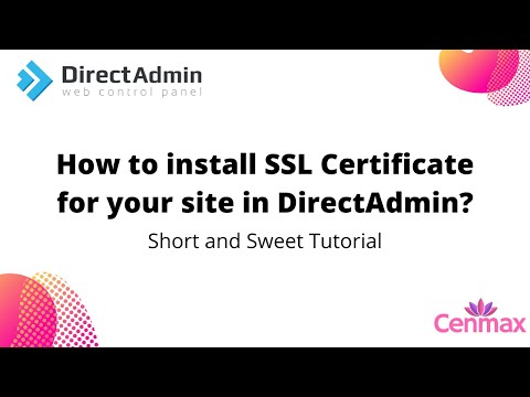 How to install SSL Certificate on DirectAdmin for Free?