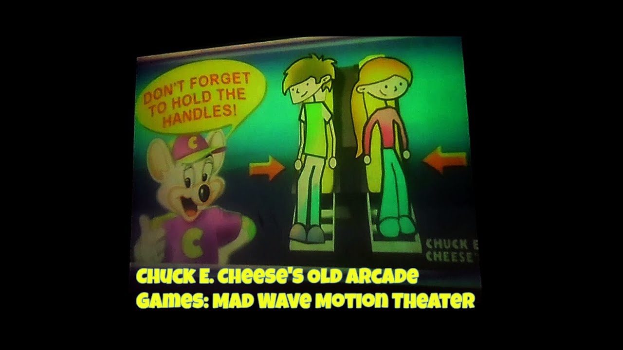 Chuck E Cheeses Old Arcade Games Mad Wave Motion Theater Youtube