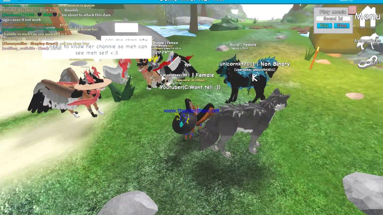 ROBLOX | Muvikfoox | Wolves Life Beta | Bad News ;CC