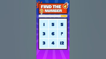 Can You Spot the Missing Number? 🧐🔍 #Challenge Quiz 😯 | IQ TEST | #puzzle #quiz #riddles #iq #games