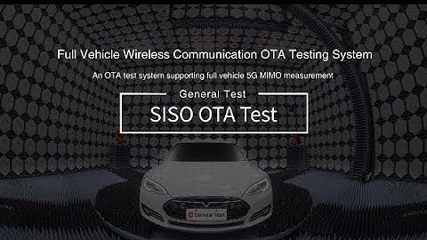 GTS RBW Series Full-vehicle OTA Testing System Operation Guide 03：SISO OTA measurement