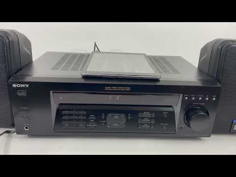Sony Model STR-DE185 Audio Stereo AM/FM Receiver - Black