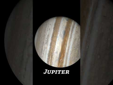 Jupiter And Europa Moon Digital Zoom #youtubeshorts #shorts