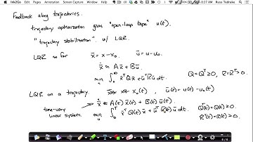 Lecture 10 - clip D for MIT 6.832 (Underactuated Robotics)