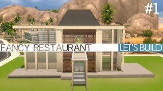 The Sims 4 Dine Out - Let's Build a Fancy Restaurant #1