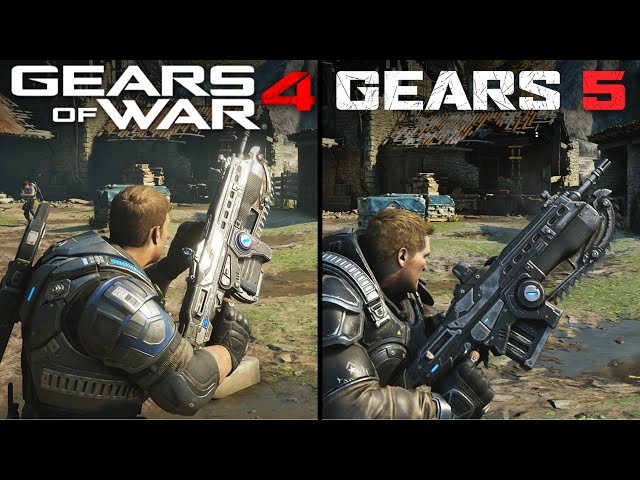 Gears 5 vs Gears of War 4  Direct Comparison 