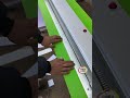 nice cutting test cut 1mm film slitting cutter crossway yi