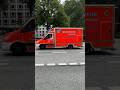 Ambulance responding in Hamburg