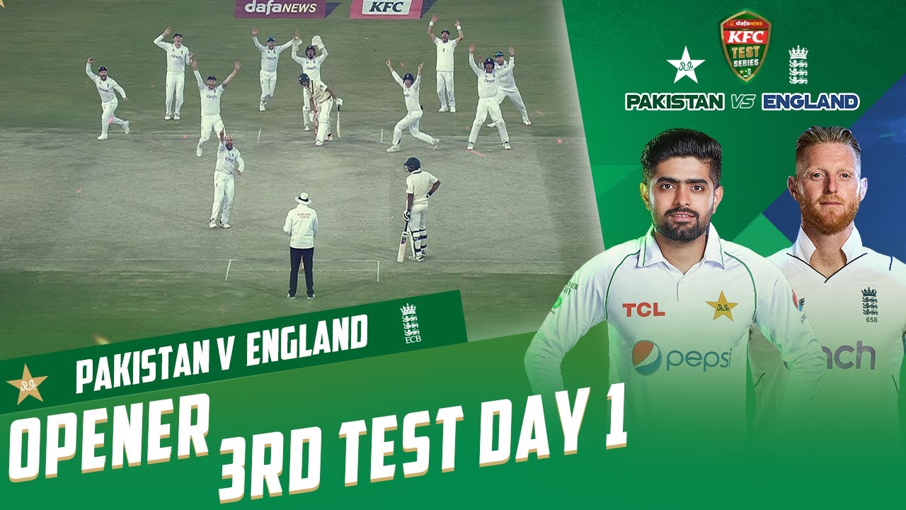 Series Finale Opener Pakistan vs England 3rd Test Day 1 PCB MY2T