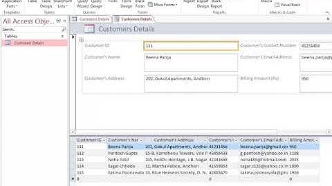 Membuat Formulir dan Laporan di MS Access - Menggunakan Alat Formulir Terpisah | Pelatihan Komput...