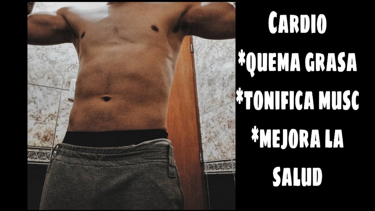 Rutina de cardio quema grasa en casa