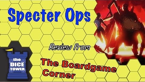 Specter Ops Review - with Boardgame Corner