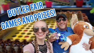 Our First Time Playing Games At The Butler Fair! What All Did We Win?