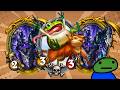 RARE Leaper Comp with Double Golden Titus Hearthstone 