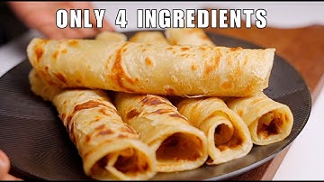 No Fail! Use this rolling method to get soft layered Chapati at home everytime!
