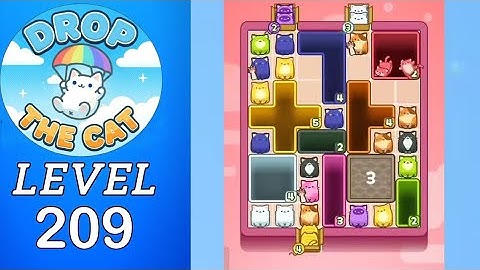 Drop The Cat Level 209 Walkthrough