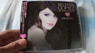 Japanese edition of selena's debut album 'kiss and tell'.