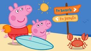 Op Het Strand  Tekenfilm  Peppa Pig Nederlands Compilatie Nieuwe Afleveringen