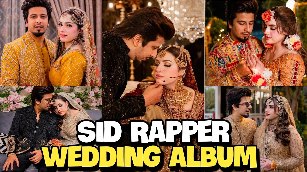 Pakistani Tiktok Sid Rapper Wedding Album| Sid Rapper Ki Shaadi Ki ...