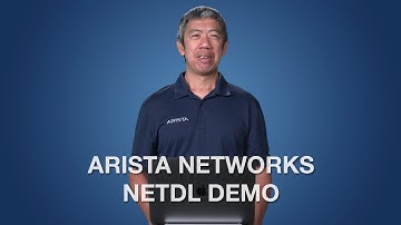 Arista Networks NetDL Demo
