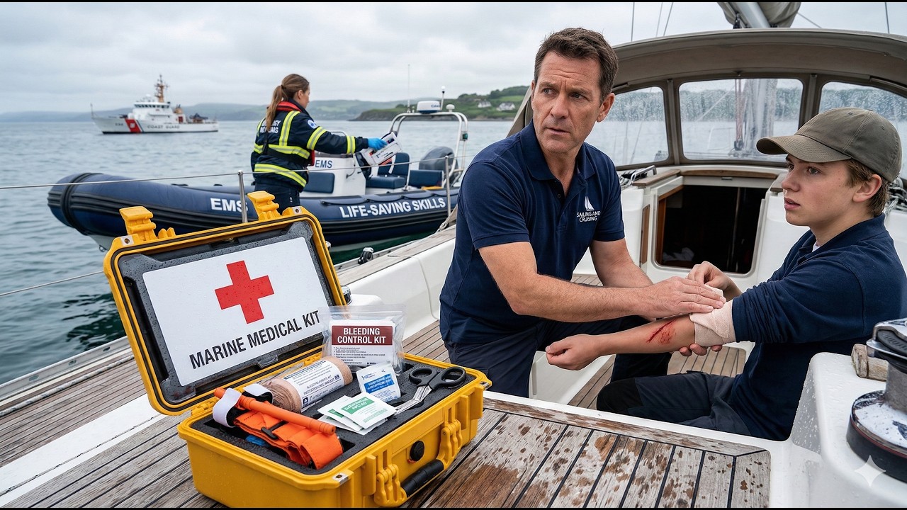 ⁣EP-180 Medical Emergencies at Sea: Essential Life-Saving Skills for Sailors with Dustin Talacko