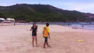 Тайланд. Остров Ко Ларн (Koh Larn). Пляж Самае бич (Samae beach).(Пляж Samae beach (Самае бич) во время отлива., 2016-07-19T05:48:05.000Z)