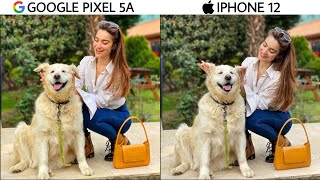 Google Pixel 5a vs iPhone 12 Camera Test