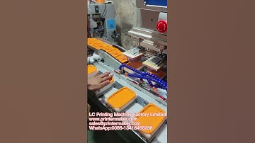 Rotary transfer printing machines for various square boxes such as lunch boxes