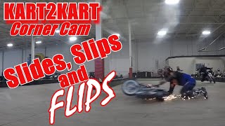 Kart2Kart, Corner Cam  Slides, Slips and Flips