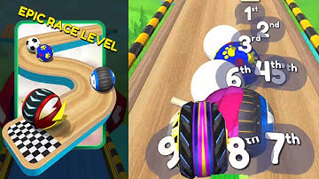 Going Balls Epic Race Level Gameplay Walkthrough Android ios