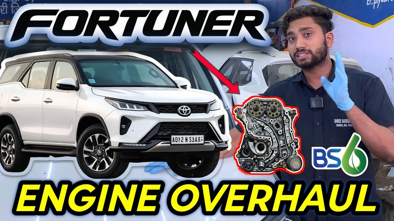 Toyota Fortuner BS6 Engine Overhaul | Complete Engine Rebuild Process 🔧