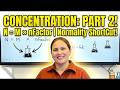 Unlock Chemistry Concentration Shortcuts: Normality vs. Molarity | Concentration Part 2