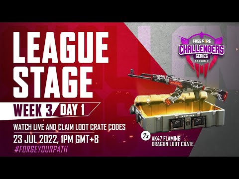 [EN] Free Fire Challengers Series Season 2 League Circuit - Week #3 Day #1