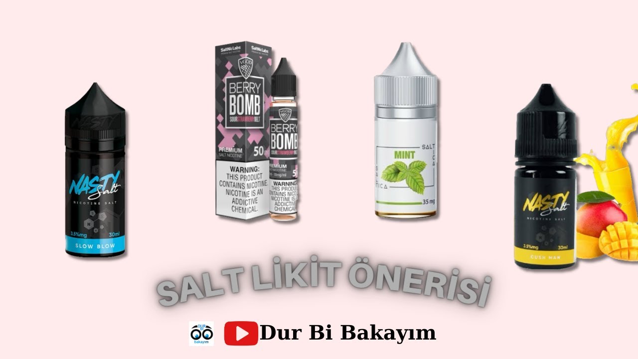 ORİJİNAL SALT LİKİT ÖNERİSİ! (Sahte ve merdiven altı likit kullanımından kaçının)