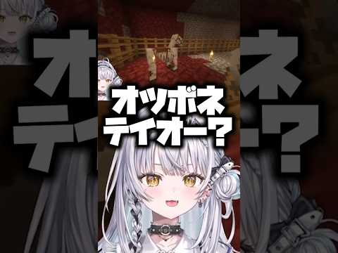 ヘリウ民と一歩間違えれば先輩に怒られるかもしれない競走馬名を考える銀城サイネ【Minecraft】【切り抜き】#shorts #銀城サイネ