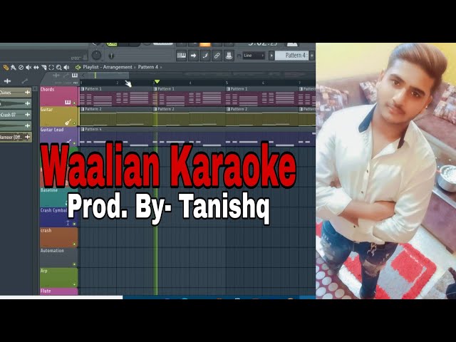 Waalian Karaoke : Harnoor | Gifty | The Kidd | Jatt Life Studios | Prod. By- Tanishq | FL Studio 20 class=