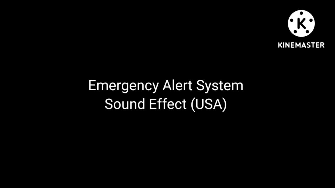 United States Emergency Alert System Sound effect YouTube