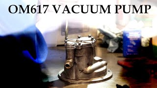 OM617 VACUUM PUMP REPAIR  1983 Mercedes 300TD