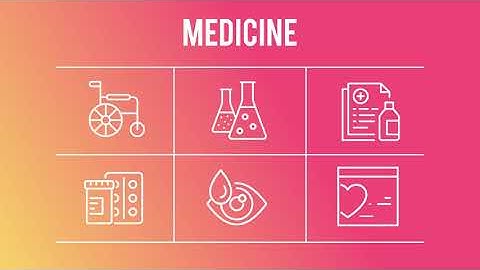 Healthcare And Medicine - 50 Thin Line Icons | After Effects Elements - Envato elements