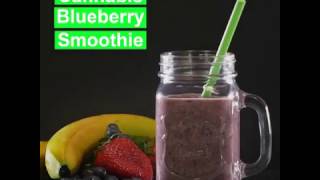 Cannabis Blueberry Smoothie