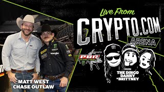 Professional Bull Rider Chase Outlaw and PBR Announcer Matt West – UNLEASHED Podcast E404