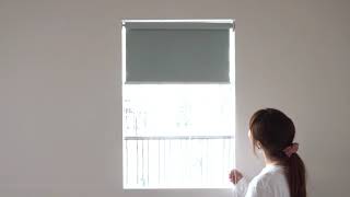 『ファスト』ロールスクリーン動画　遮光・スリム