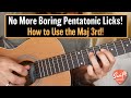 Life Changing Blues Lead Guitar Trick - How to Use the Major 3rd!