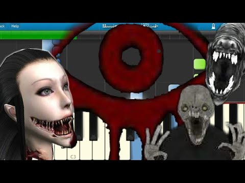 Eyes the Horror Game Theme Song Piano Synthesia Tutorial