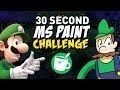30 Second MS Paint Drawing Challenge