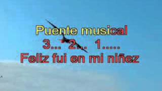 Video thumbnail of "karaoke Pasillo "Quiero verte madre" .wmv"