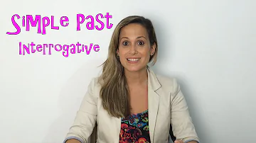 Como é formada a forma afirmativa do Simple Past em inglês?